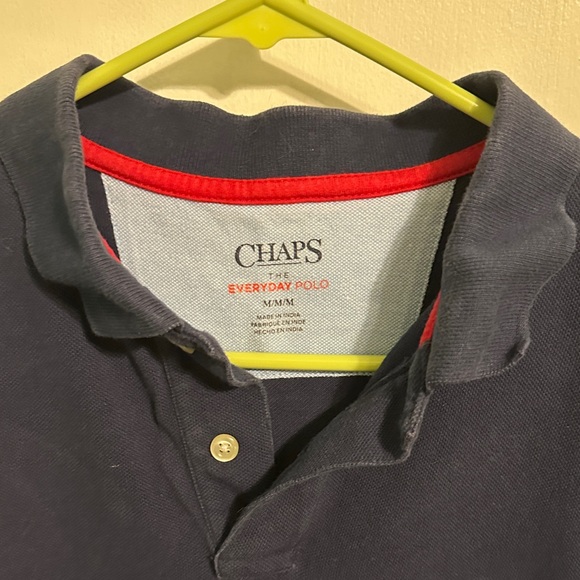 Chaps men’s Dark Blue Polo Shirt - Picture 3 of 4